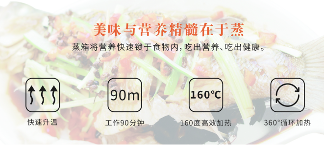 法瑞集成灶，美味與營養(yǎng)精髓在于蒸。